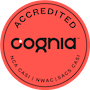 Cognia ACCREDITED Badge RED